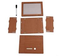 Tirelire en bois avec stylo pour marquer les objectifs d'économie de manière engageante pour enseigner aux enfants les compétences en gestion de l'argent (5000 €)