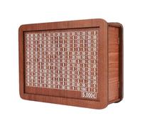 Tirelire en bois pour économiser de l'argent - Boîte de rangement portable - Boîte de rangement verrouillable sécurisée - Boîte de rangement facile avec comptoir - Garçons et filles - Pour la maison