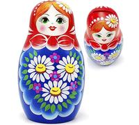 Tirelire en bois pour poupées russes 15,2 cm - Tirelire en bois pour poupées Matriochka - Tirelire en bois pour poupée russe
