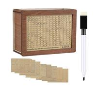 Tirelire en bois | Tirelire rétro avec marqueur et compte à rebours | Boîte à monnaie pour but d'épargne avec marqueur pour aider les adultes et les enfants à développer l'habitude d'épargner