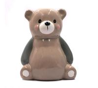 Tirelire en céramique pour Enfants Ourson 15 cm (Brun)