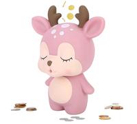 Tirelire en Forme de cerf Rose, Tirelire Enfant Fille, Tirelire Fille, Tirelire Bebe, Tirelire de Dessin animé pour Enfants Tirelire pour Enfants Joli Tirelire pour Enfants pour la décoration