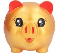 Tirelire en forme de cochon de dessin animé Boîte à monnaie anti-chute pour enfants Cadeau Décoration de la maison Stockage de piècesGrande taille (1200 pièces de stockage)