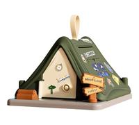 Tirelire en Forme De Tente, Petite Boîte D'épargne d'argent pour Enfants, Jolie Banque De Pièces De Monnaie, Coffre-Fort pour Enfants, Garçons Filles, Anniversaire