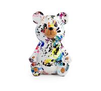 Tirelire En Forme D'Ours En Polyrésine Décorée 18x14xh2 H&H