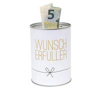 Dekohelden24 155626 Tirelire en métal Motif Wünscherfüller 8,6 cm x 12 cm