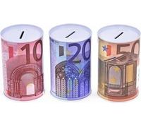 Tirelire en métal ealuta euro MIX