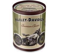 Nostalgic Art Harley-Davidson Knucklehead, caisse d épargne 10 cm x 13 cm x 10 cm