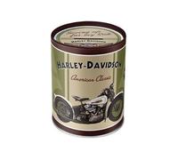 Nostalgic Art Harley-Davidson Knucklehead, caisse d épargne 10 cm x 13 cm x 10 cm