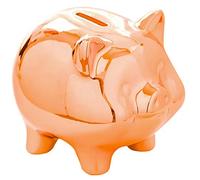 Tirelire Enfant Garcon, MariageTirelire Cochon, Adulte Tirelire a Casser, Grande Tirelire XXL, Personnalisée Tirelire Originale, Anniversaire Tirelire Billet et Piece, Cadeau Noël Nouvel (Or Rose)