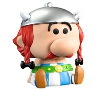 Tirelire - Figurine Astérix et Obélix - Colorée - Plastique - 13,5 cm