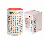 Tirelire - Fisura - Tirelire originale ""bingo money"". Boîte d'épargne avec marqueur. 13 x 20 cm. Capacité : 500€