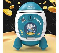 Tirelire Fusée, Tirelire Enfant Fusée Astronaute, Tirelire Billet Et Pièce De Monnaie, Grande Tirelire Dessin avec Ouvrir La Clé, Tirelire pour Enfant Garcons Filles