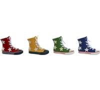 Tirelire Home ESPRIT Chaussons en résine polyester 18 x 7 x 14 cm (4 pièces)