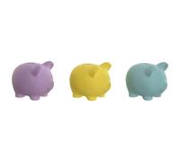 Tirelire Home ESPRIT Dolomite cochon 13,5 x 11 x 11,5 cm (3 pièces)