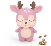 Tirelire innovante en forme de cerf de dessin animé mignon pour économiser de l'argent en pot décoration de la maison cadeau
