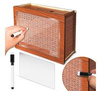 Tirelire Japonaise Magique 5000€ avec Vitre Acrylique - Bois Naturel & Compteur Économie Argent - pour Adultes sans Ouverture - Boîte Épargne Billets Pièces - Idée Cadeau Homme Femme