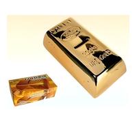 Tirelire - Lingot d'or - Plastique - Rectangulaire - Contemporain - Design