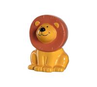 Tirelire Lion, hauteur : 138 mm, longueur : 103 mm, largeur : 85 mm