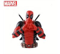 Tirelire Marvel Deadpool Officielle 3D en PVC Étanche et Antichoc - Figurine de Collection Décoration Maison, Boîte à Monnaie et Organisateur de Bureau, Idée Cadeau