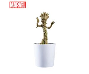 Tirelire Marvel Groot 3D Officiellement Licenciée en PVC Étanche et Antichoc - Figurine Décorative, Boîte à Monnaie, Organisateur de Bureau, Objet de Collection, Cadeau