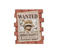 Plastoy - Tirelire One Piece : Affiche Wanted Luffy