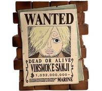 Plastoy – Tirelire One Piece Affiche Wanted Sanji Vinsmoke – PVC, 16 cm