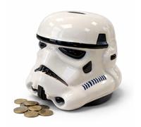 Tirelire Originale Stormtrooper au Design Casque - Coin Bank Officiel au Look cinématographique - Figurine de Collection à économiser - Cadeau pour Les Fans - Décoration pour Chambre ou Bureau