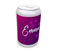 Tirelire personnalisée avec nom. Cadeaux personnalisés. Cadeaux pour Les Fans. Céramique de Haute qualité. Couvercle inférieur. Tirelire en étain. Licorne