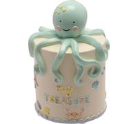 Tirelire Petit Cheri Octopus en résine WD421 (taille unique) (Blanc)