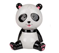 Tirelire - Petit Panda - Gris - Resine - 14.5 x 12 x 10 cm - Enfant