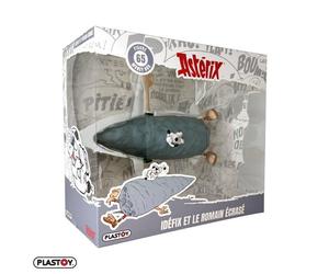 Tirelire - PLASTOY - Astérix Idéfix et le Romain écrasé - Plastique - 8 cm
