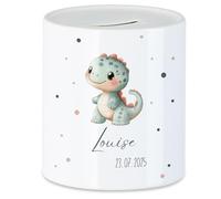 Tirelire pour enfant avec nom personnalisable, motif animal, cadeau pour fille et garçon, anniversaire, Noël, naissance et baptême - Tirelire cochon cadeau d'argent et exauceur de souhaits