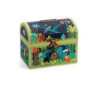 Djeco Tirelire Dinosaure coffre-fort pour enfant Aqua G