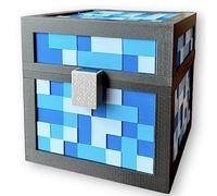 Tirelire pour Enfants Tirelire de Style Pixels tirelires Cadeau d'anniversaire Tirelire Grand Format KAJAWIS (Bleu, XL)