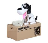 Tirelire pour manger des chiens - Élégant, portable, voler, économie de pièces de monnaie, décoration créative, bureau pour enfants | Multipurpose Outdoor Indoor Utility Lightweight