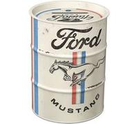 Nostalgic-Art, Tirelire rétro Ford Mustang - Horse - Idée de Cadeau pour Voiture Accessoires Fans Tirelire en métal Vintage 600 ML 31510