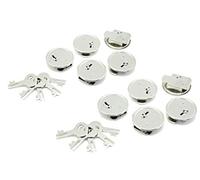 Tirelire Serrure avec abriqué en Allemagne - 39 mm Ø - Lot de 10 - Hanna S Charger