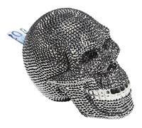 Tirelire Skull Crystal argentée Kare Design
