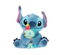 Tirelire Stitch avec Scrump - Tirelire en Peluche Toute Douce - Produit Officiel sous Licence - env. 20 cm - Design Riche en détails - Idée Cadeau pour Enfants & Fans