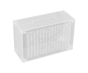 Tirelire sûre pour adultes, tirelire pour adultes qui doit se casser pour s'ouvrir, tirelire adulte en acier inoxydable pour argent réel, incassable, la tirelire qui ne peut pas être prise, boîte d'éc