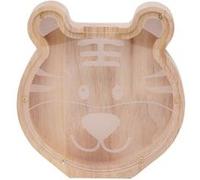 Tirelire TechKidz - Bois - Tigre Beige G