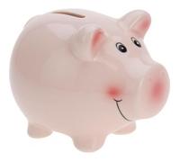 EDM Tirelire Cochon 90253 en céramique 11 cm (115×91×91 mm) Rose