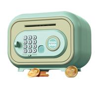 Tirelire verte de style numérique, mot de passe sécurisé et simulation d'empreintes digitales, construction en ABS durable pour enfants, jouet éducatif Diver