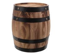 Tirelire Vintage de Grand Tonneau en Bois pour Garçon et Filles