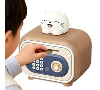 Tirelires Pour, Fente À Prise Automatique Avec Code Sonore, Coffre D'Épargne Sécurisé, pour Pièces et Billets - Cadeau Anniversaire Noël Filles Garçons à
