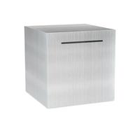 Tirelires Tirelire en Acier Inoxydable Coffre-Fort for Enfants Uniquement Billets Non exportés Boîtes à pièces de Grande capacité(12cm)