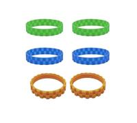 Tires ，Compatible for IROBOT ROOMBA ，Wheels Series 500, 600,700, 800 and 900,E5,I7+,S9, 676,980,698 Anti-Slip Vacuum Accessories(6 pcs)