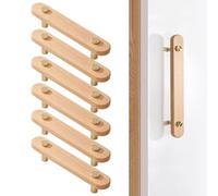 Tires de tiroir en bois de 6 pcs tirages d'armoire en bois 3 78 pouces avec base en or poignées d'armoire remplacement ave