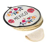 Tiretillas Chauffage De Poche - 30 Cm Couverture De Turp Mexicain | Poche Du Quartier Général Pour Micro-ondes, Boîtier En Tissu Souple Avec Isolation Thermique Pour Rotis De Maïs